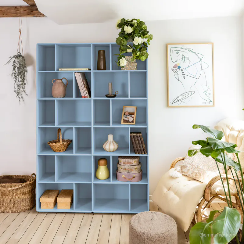 Quadrant Brooklyn bokhylle H 177  Bredde 117cm