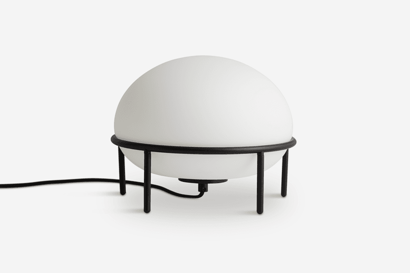 Woud Pump bordlampe m opalglass