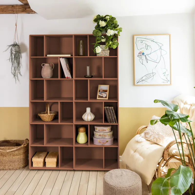 Quadrant Brooklyn bokhylle H 177  Bredde 117cm